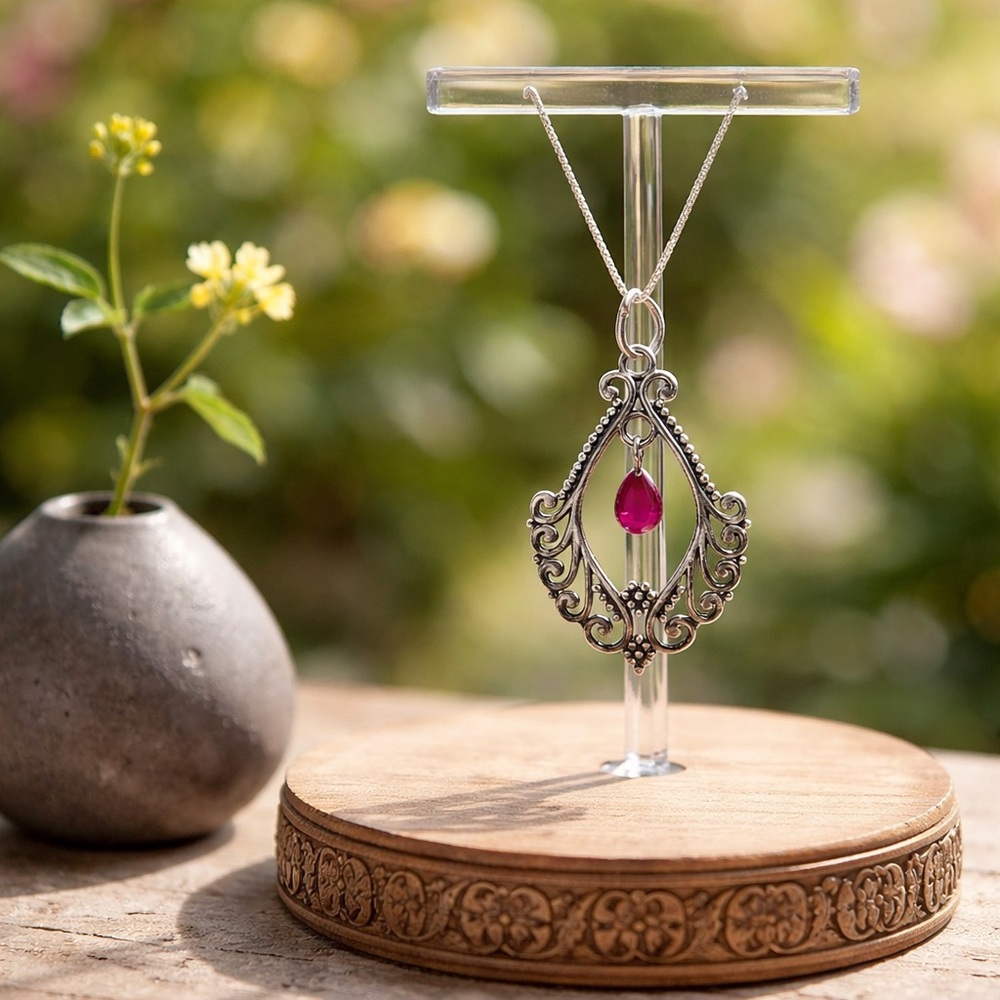 Ruby Necklace - Picture 3 of 12